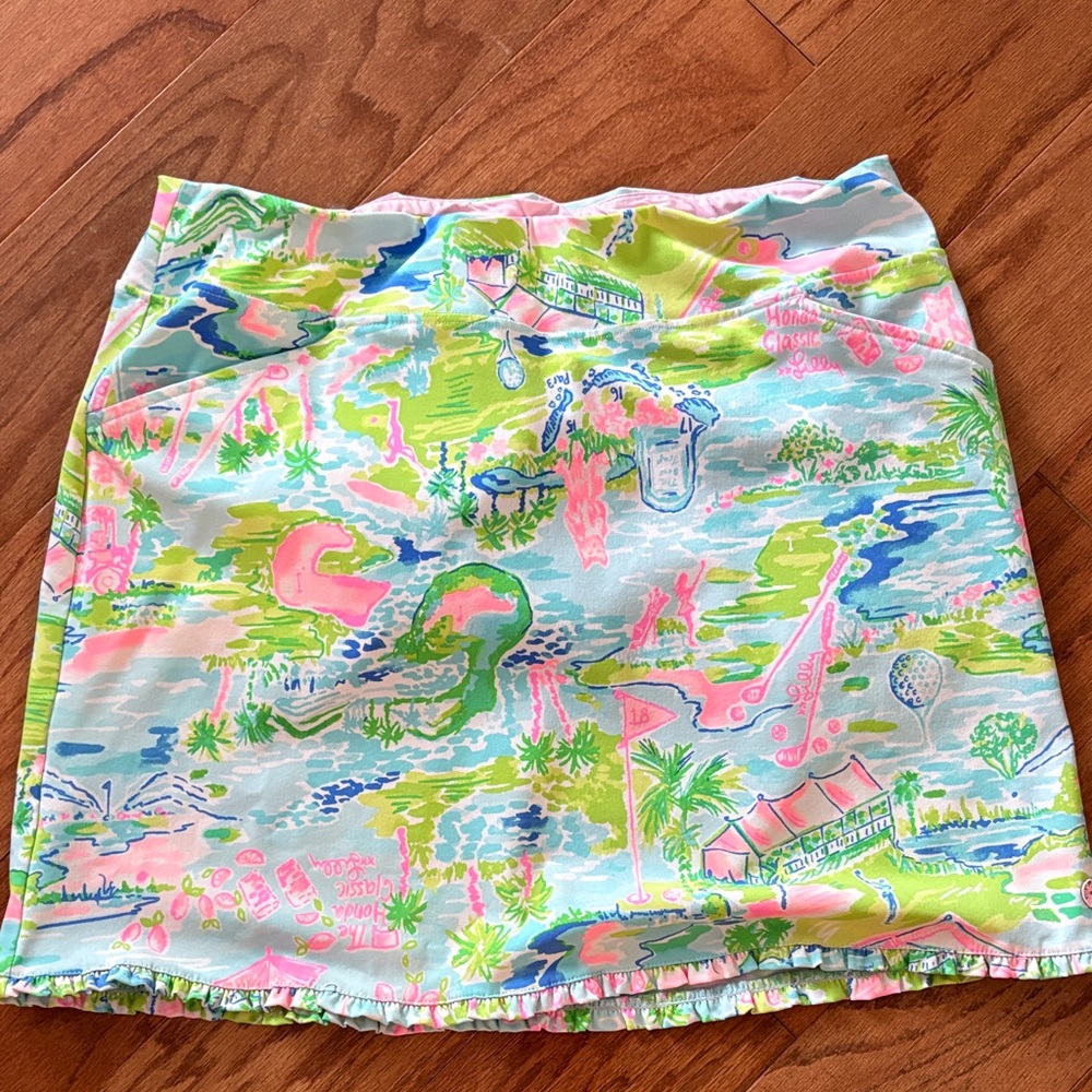 Lilly Pulitzer Honda Classic signature golf shorts/skirt in Size 14